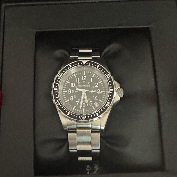 Marathon divers Silver Watch - Picture 1 of 10